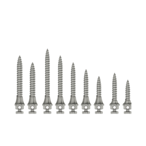 Orthodontic Mini Screws 12mm length, Button Hole head,  1.8mm/2.0mm diameter